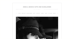 Desktop Screenshot of andamashahats.com